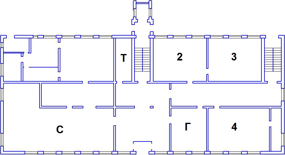 Схема расположения кабинетов в школе